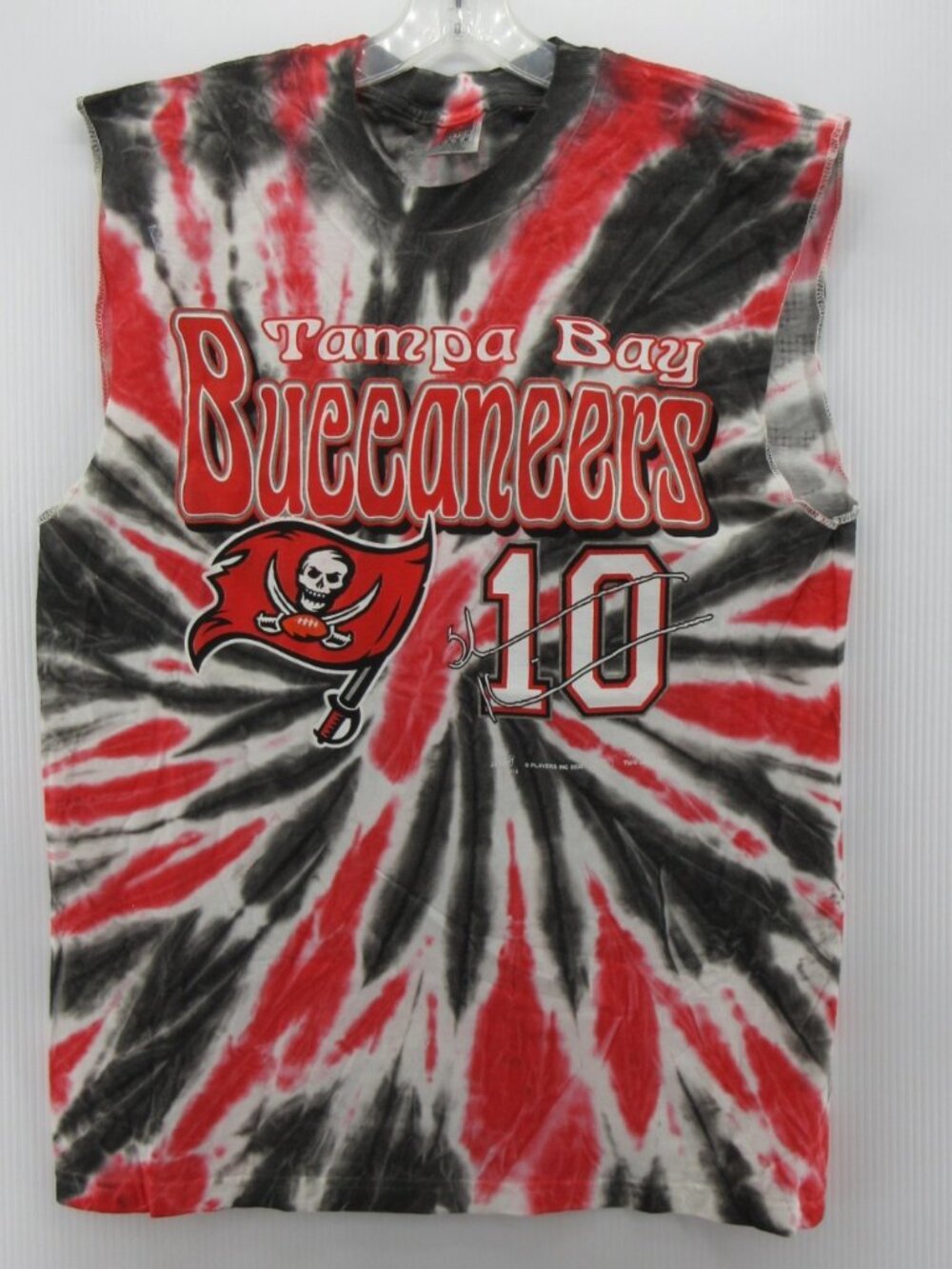 VINTAGE Tampa Bay Buccaneers Shaun King Shirt Large Tie Dye Tank Y2K *